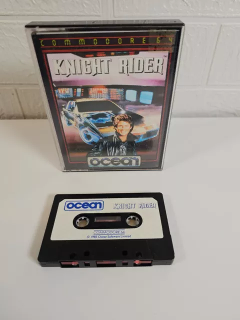 Rara cassetta Ocean Knight Rider vintage 1985 Commodore 64 Rara cassetta Ocean Knight Rider vintage 1985 Commodore 64