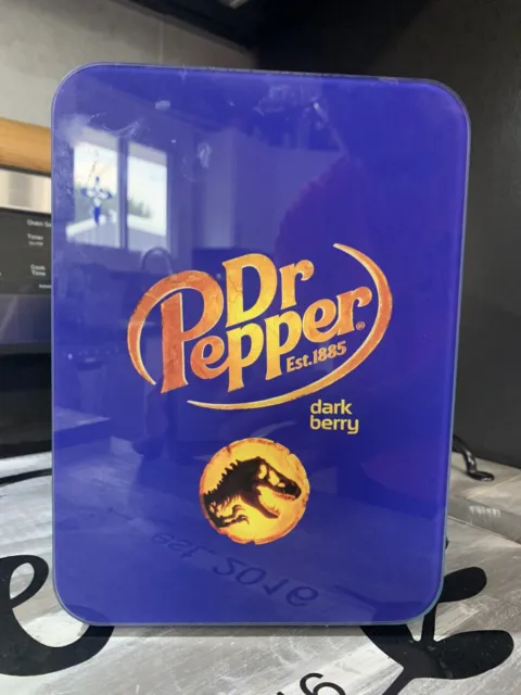 Dr. Pepper Jurassic World: Dominion Dark Berry Promo Mini-Fridge 2000 - RARE