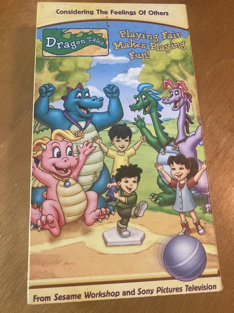 Dragon Tales Playing Fair Makes Playing Fun (VHS 2005) Sesame Sony VERY RARE Dragon Tales Playing Fair Makes Playing Fun (VHS 2005) Sesame Sony VERY RARE