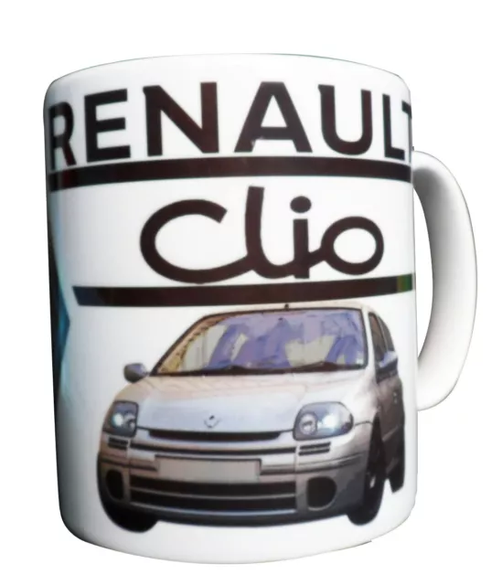 Renault Clio Car Mug - Original Digital Art Design