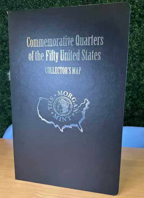 Morgan Mint Commemorative Quarters Of The Fifty United States Collectors Map