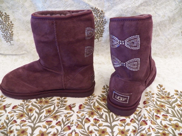 port colored ugg boots