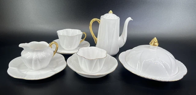 Regency Tea Set SHELLEY REGENCY DAINTY Fine Bone China Tea or Coffee set 9 pieces $129. ...