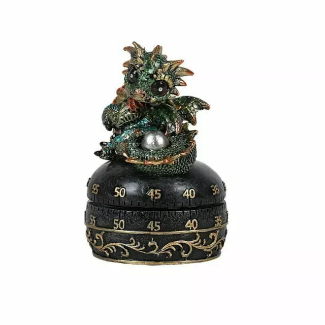 Pacific Giftware Fantasy Guardian Golden Dragon with Egg Mechanical Kitchen...