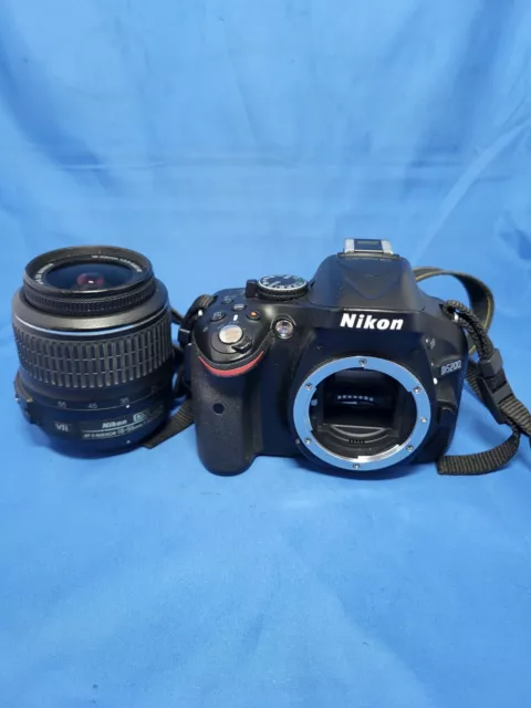 Nikon D5200 24.1MP Digital Camera Black Body w/ AF-S DX 18-55mm VR Lens