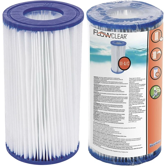 BESTWAY TYPE III Replacement Swimming Pool Pump Water Filter Cleaner