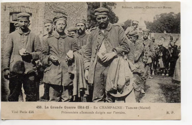 SOMMEPY TAHURE - Marne - CPA 51 - Guerre 1914 Prisonniers allemands