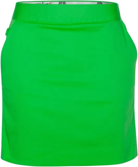 Royal and Awesome Women`s Golf Skort Greenside Green Golf Skirt Size 6 - 18