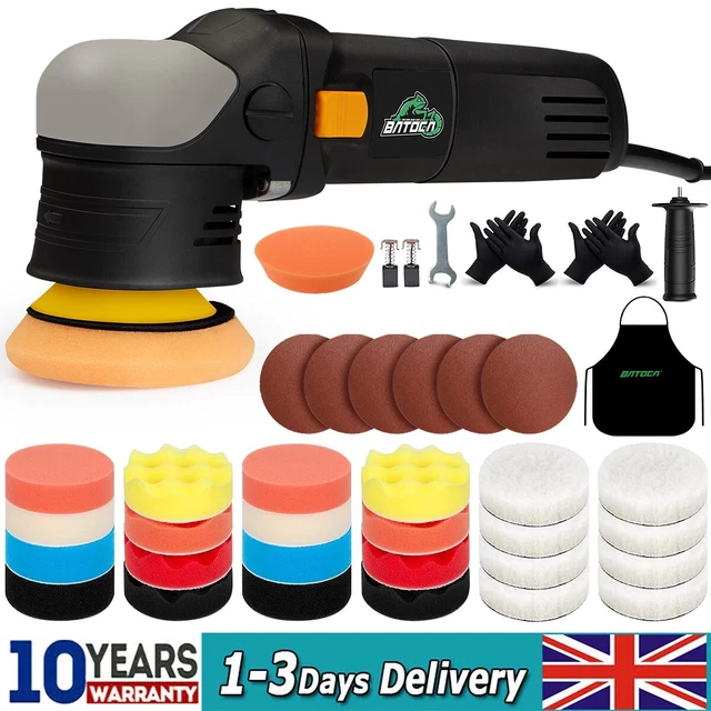 3& DUAL ACTION Car Polisher Buffer Sander Orbital Electric Polishing ...