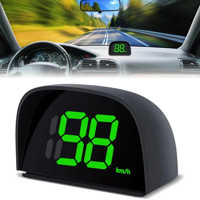 Affichage Tête Haute (HUD) Universel Pour Voiture - Compteur De Vitesse GPS + Beidou, Plug-and-play USB
