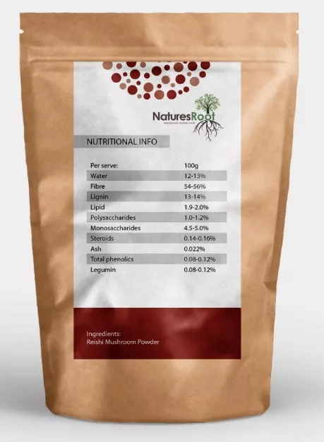 Premium Bio Reishi Pilzpulver - Immun Boost & natürliche Entgiftung, vegan 2