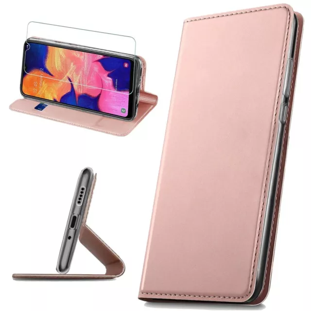 Téléphone Portable Etui Coque Étui à Rabat Housse Pliante Slim Livre 2x 9H Glas