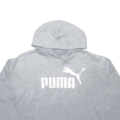 Puma Logo Metallico tagliata grigio Pullover con cappuccio bambina 11-12 anni 2