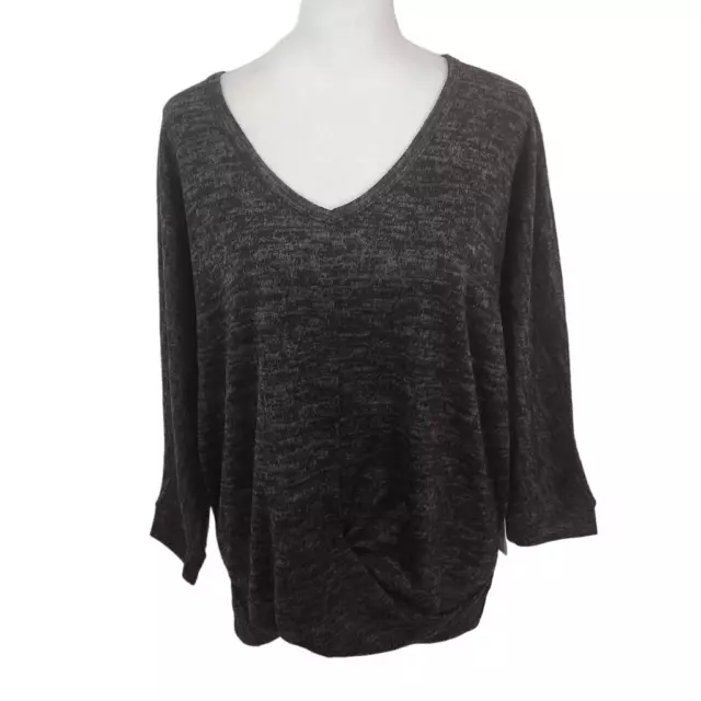 New Cyrus Black Knit Top Size Small
