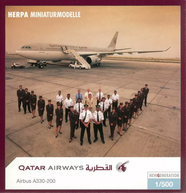 Airbus A330-300 Qatar Airways A7-ACA Herpa 508537 1:500