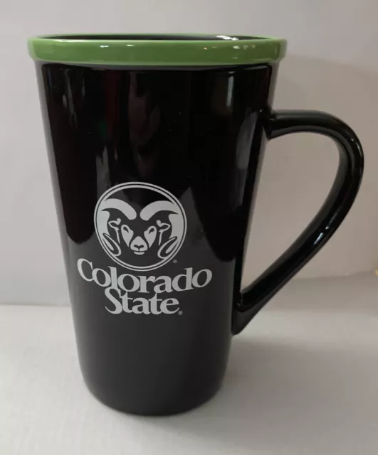 CSU Colorado State University Rams Black Tall Mug