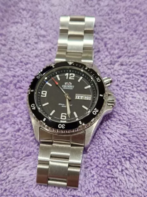 ORIENT MAKO AUTOMATIC Divers Watch Black Dial EM65 C0 A