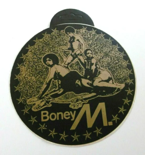 Adesivo Pubblicità BONEY M. Frank Farian Disco Formazione 10 CM Daddy Cool 70er