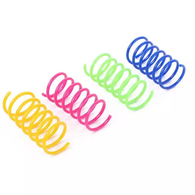 Colorful Spiral Springs Cat Toy Set - Available in 4/8/16/20pcs