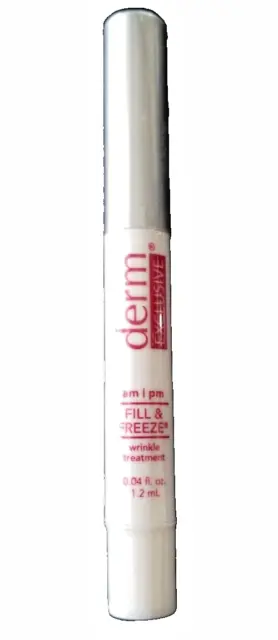 DERM EXCLUSIVE AM/PM Fill & Freeze 1.2ml WRINKLE TREATMENT~ NEW Sealed FREE SHIP