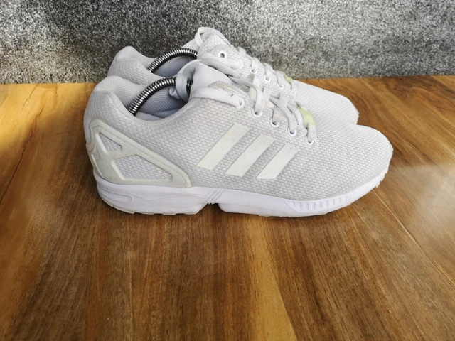 ADIDAS ORIGINALS ZX Flux mens running trainers size 10 UK White