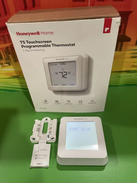 Honeywell Home RTH8560D T5 Touchscreen Programmable Thermostat 7 Day Scheduling