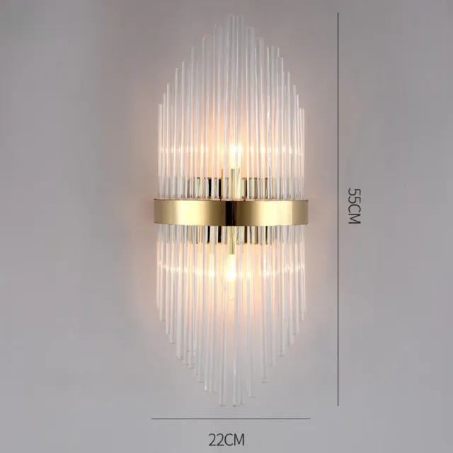Modern Crystal Wall Lamp Nordic Creative Luxury Living Room Wall Bedroom Light