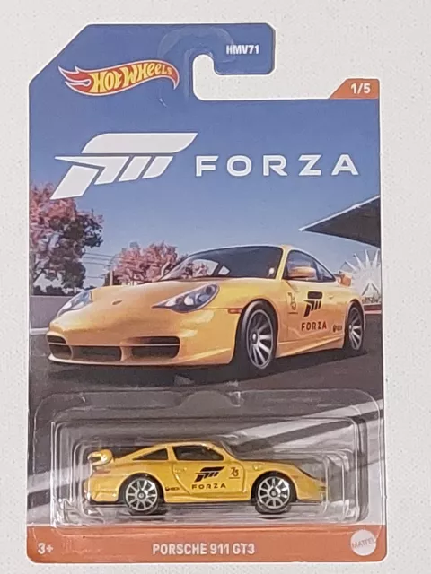 Carrinho Hot Wheels Premium Porsche 911 GT3 RS Forza Horizon 4