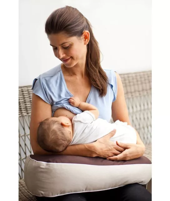 Milkbar Nursing Pillow Sand/Choc - Brand New