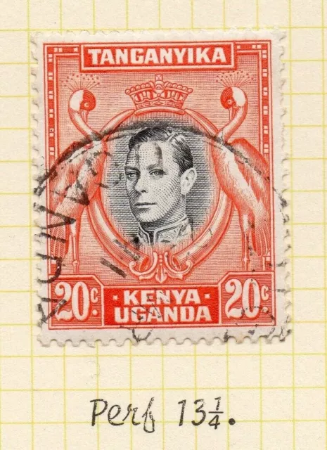 Kenya Uganda Tanganyika 1938 Early Issue Fine Used 20c. NW-157049