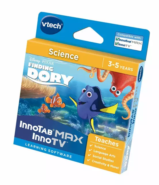 VTech InnoTab Max InnoTV Finding Dory Toy Game Cartridge **BRAND NEW**