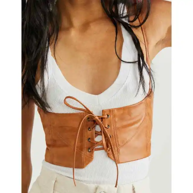 Real Leather Corset FOR SALE! - PicClick UK