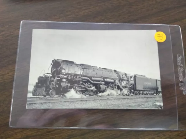 FFN Train or Station Postcard Railroad RR UNION PACIFIC 3987 4-6-6-4 CHALLENGER