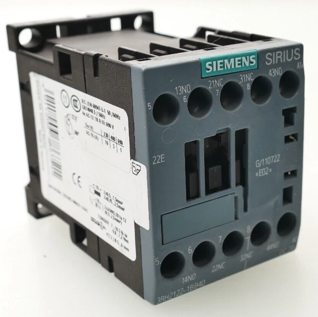 Siemens SIRIUS Schütz 3RH2122-1BB40 | 3RH2 122-1BB40 | E:02
