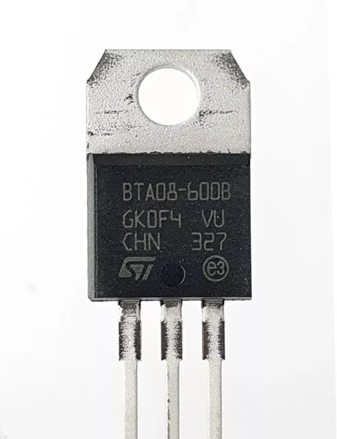 BTA08-600B 8A 600V TRIAC TO-220 BTA08-600 - ref:xyz