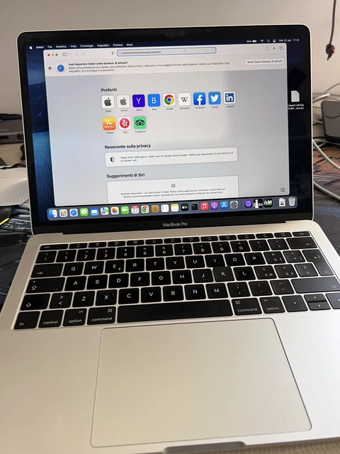APPLE MACBOOK PRO 13" A1708 i5 2Ghz 8Gb 128 gb 2016