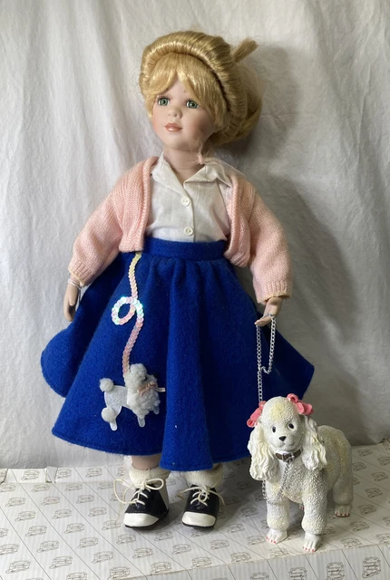 Peggy Sue Rock N Roll Heritage Signature Collection Doll W/ Poodle & Box COA