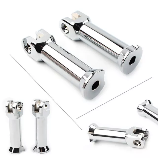 Foot Rest Pegs Bracket For Harley Softail Slim Fat Bob Low Rider 2018-20 Chrome