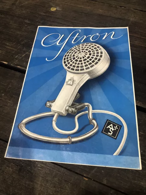 Ytron Vintage Hair Dryer Sales Brochure