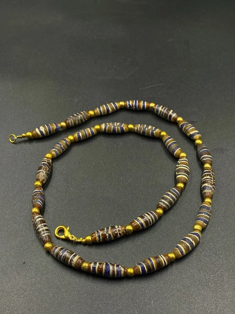 Ancient Old antique Pyu dynasty Glass beads rare trade  From southeast Asia
