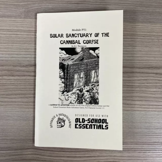 Solaire Sanctuary De Cannibal Corpse Jeu de Role Livre RPG Règles Réglement