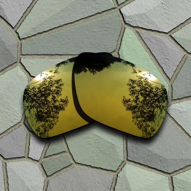 Yellow Golden Polarized&Anti-Scratch Lenses Replacement For-Oakley Dispatch 1