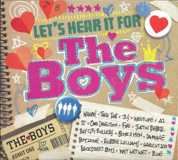 80s 90s 00s Boy Bands CD (2021) NEW SEALED 3 Disc Album Box Set Pop