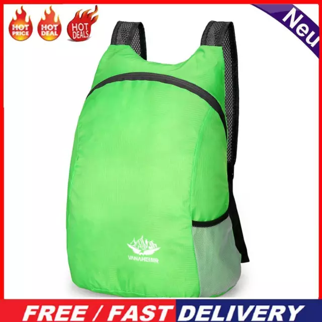 Foldable Backpack Outdoor Travel Waterproof Sports Hiking Daypacks (Green)