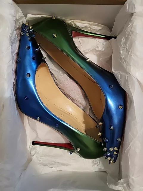 CHRISTIAN LOUBOUTIN Pumps Degraspike 100 Size 38.5- Authentic