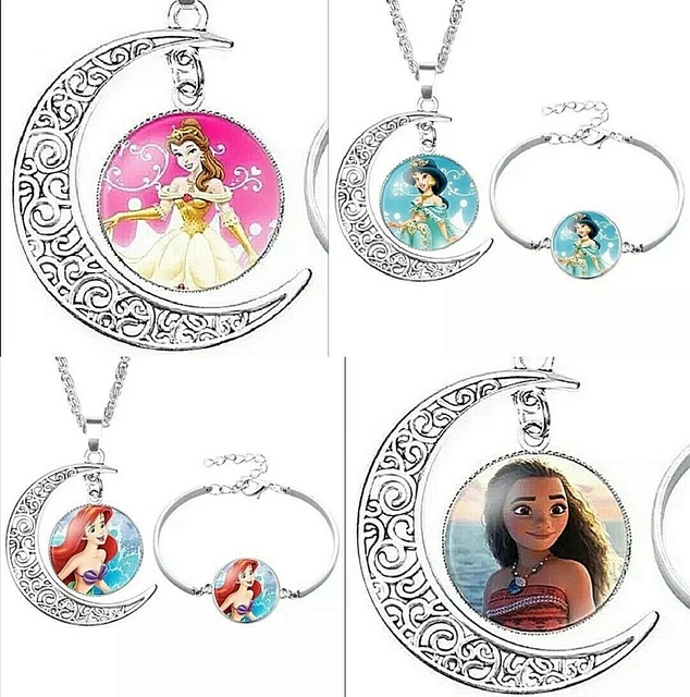 Bracciale con mezzaluna in oro: ciondolo Luna