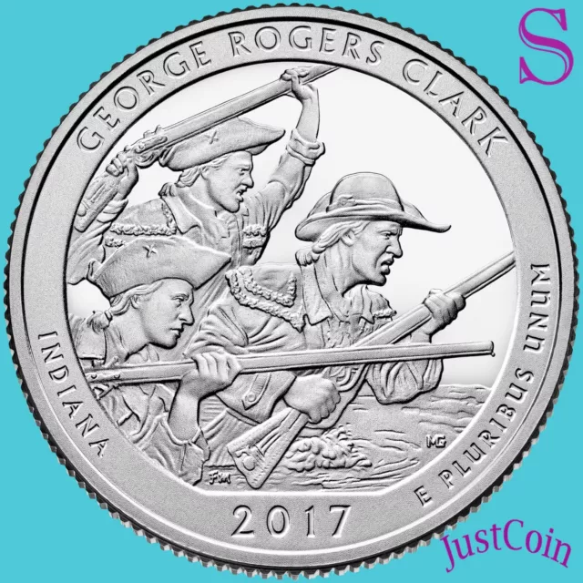 2017-S George Rogers Clark National Park Quarter Uncirculated