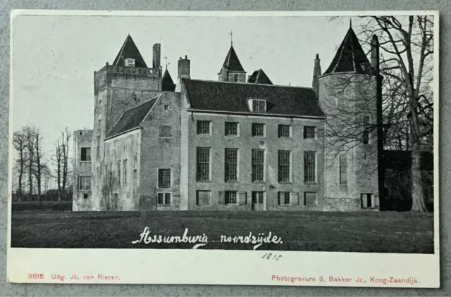 AK Niederlande Heemskerk Kasteel Assumburg Nr.3815, ungelaufen ca. 1905