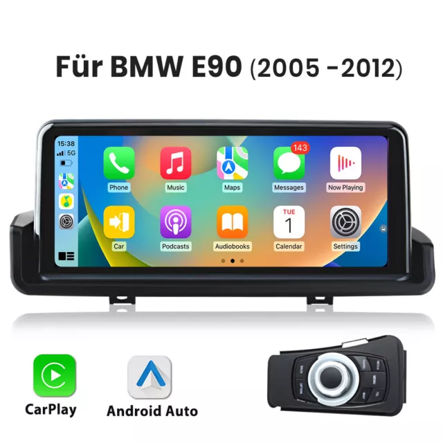 10.25" Autoradio Bluetooth 5.0 GPS NAVI iDrive für BMW 3er E90 E91 SWC Carplay