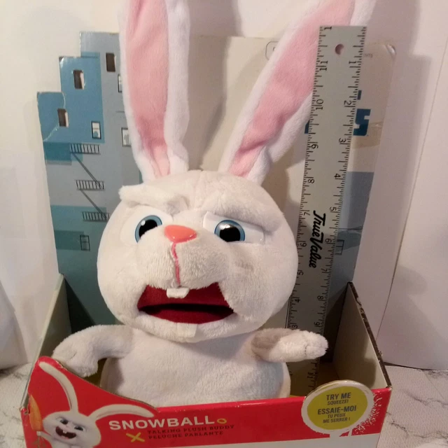 The Secret Life of Pets Snowball Interactive Talking Plush Toy *Needs Batteries*